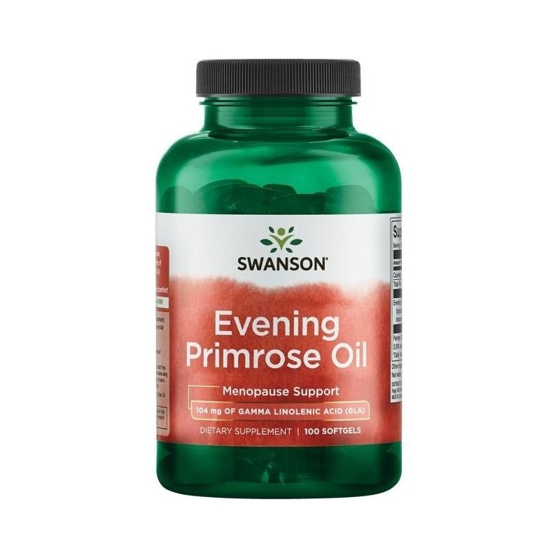 SWANSON Evening Primrose Oil - Olej z wiesiołka 1300 mg (100 kaps.)