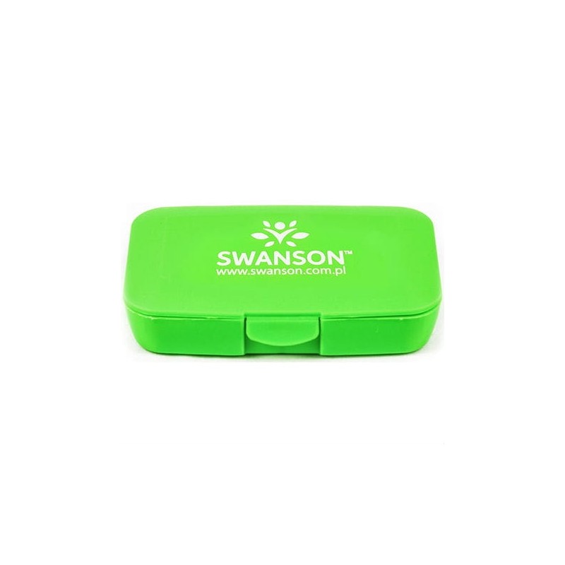 SWANSON Pillbox - organizer na leki (zielony)