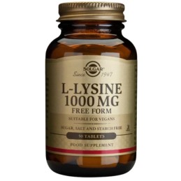 SOLGAR L-Lysine 1000 mg - L-Lizyna 1000 mg (50 tabl.)