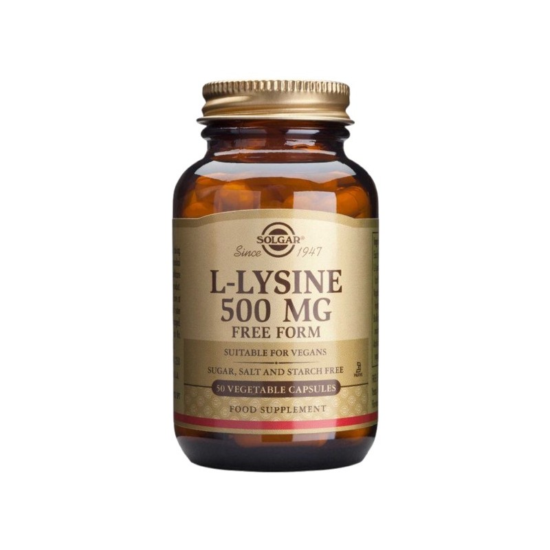 SOLGAR L-Lysine HCL 500 mg (50 kaps.)