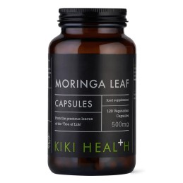 KIKI HEALTH Moringa Leaf - sproszkowane liście Moringi (120 kaps.)