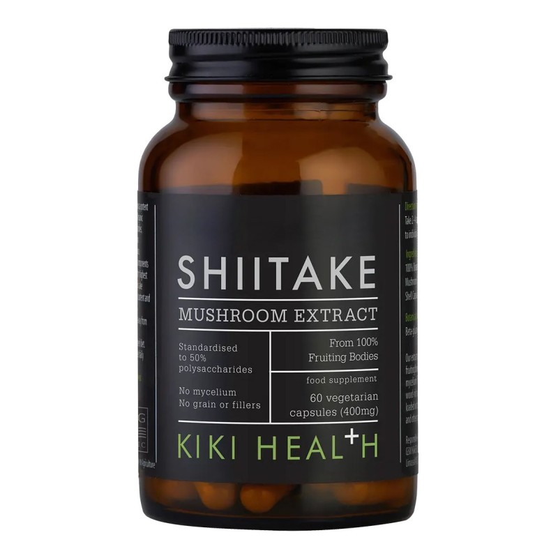 KIKI HEALTH Shitake (Shiitake) Mushroom Extract (60 kaps.)
