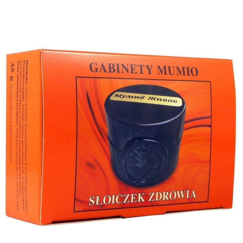 GSM MUMIO Mumio żywe pierwotne - Słoiczek zdrowia (35 g)