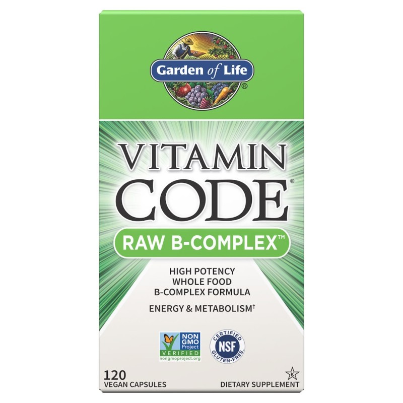 GARDEN OF LIFE Vitamin Code RAW B-Complex (120 kaps.)