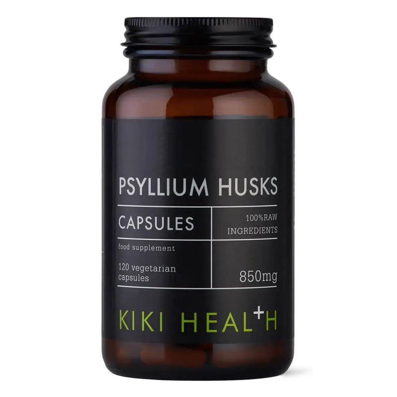 KIKI HEALTH Psyllium Husks 850 mg - Babka jajowata (120 kaps.)