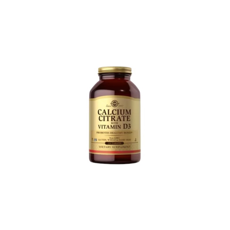 SOLGAR Calcium Citrate with Vitamin D3 (120 tabl.)