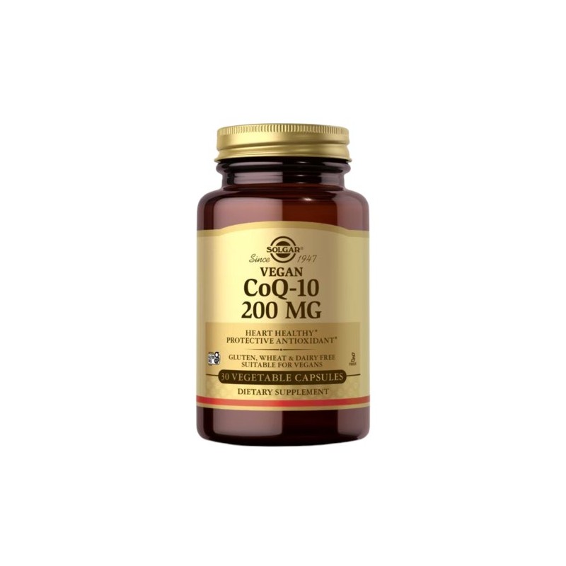 SOLGAR Vegetarian CoQ-10 200 mg (30 kaps.)