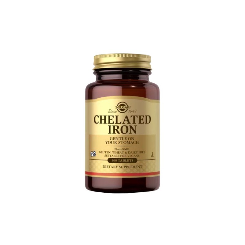 SOLGAR Chelated Iron Tablets (100 tabl.)