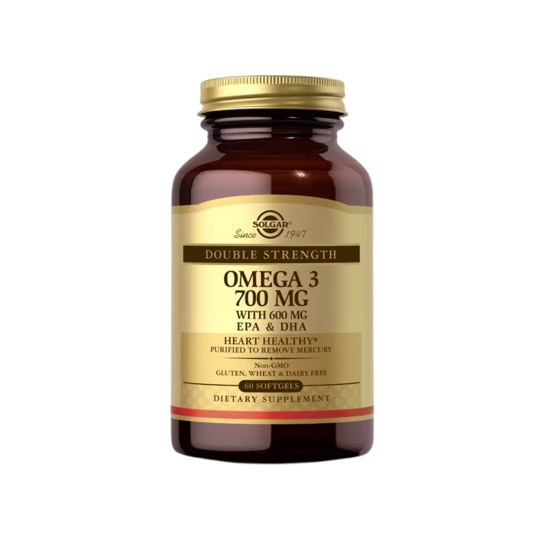 SOLGAR Double Strength Omega-3 (60 kaps.)