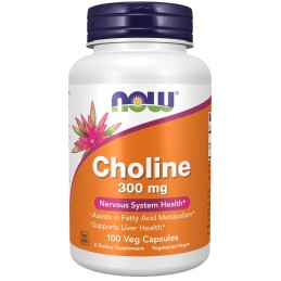 NOW FOODS Cholina 300 mg (100 kaps.)