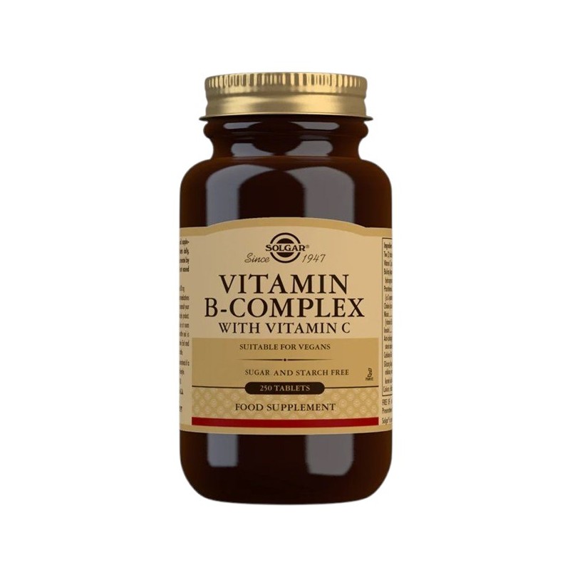 SOLGAR B-Complex with Vitamin C Stress Formula (250 tabl.)