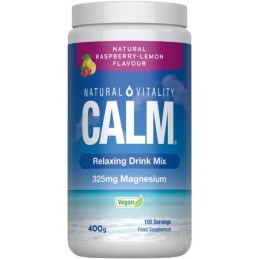 NATURAL VITALITY Calm Relaxing Drink Mix, smak malinowo-cytrynowy (400 g)