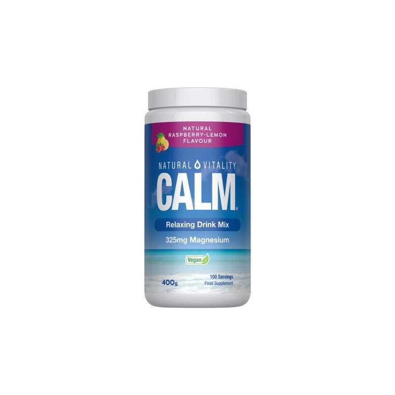 NATURAL VITALITY Calm Relaxing Drink Mix, smak malinowo-cytrynowy (400 g)