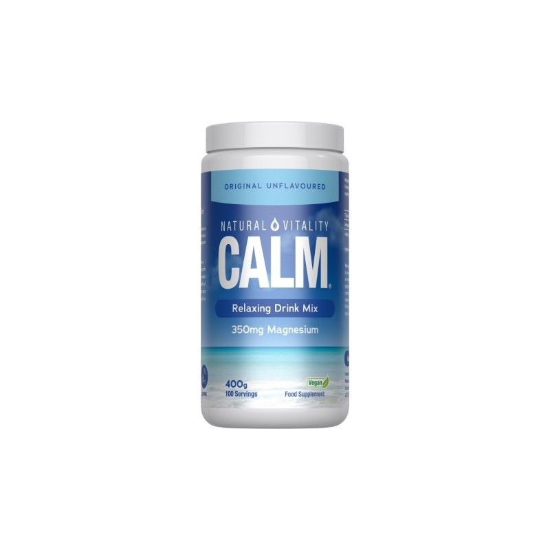 NATURAL VITALITY Calm Relaxing Drink Mix, smak naturalny (400 g)