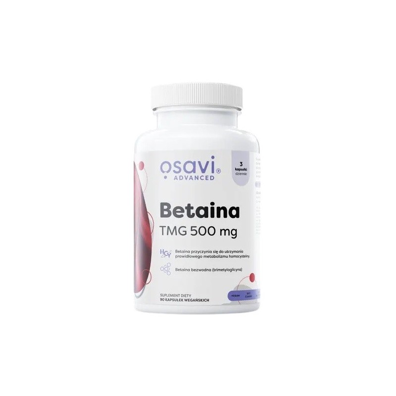 OSAVI Betaina, TMG 500 mg (90 kaps.)