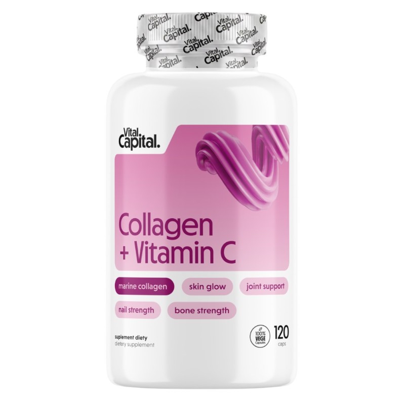VITALCAPITAL Collagen + Vitamin C (120 kaps.)
