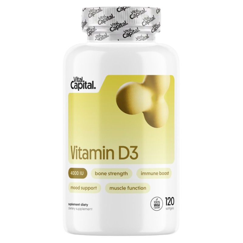 VITALCAPITAL Vitamin D3 4000IU (120 kaps.)