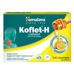 HIMALAYA Koflet-H, cytrynowy (12 tabl.)