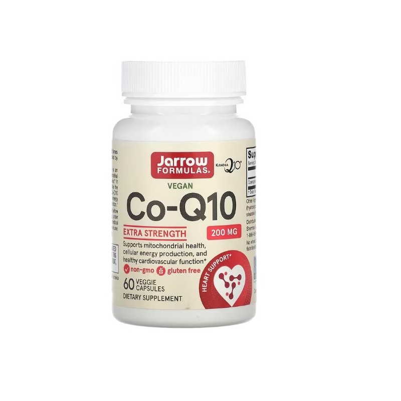 JARROW FORMULAS Co-Q10 200 mg - Koenzym Q10 200 mg (60 kaps.)