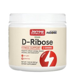 JARROW FORMULAS D-Ribose - Ryboza w proszku (200 g)