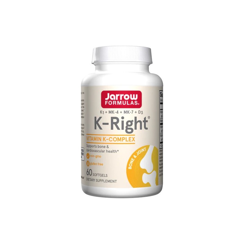 JARROW FORMULAS K-Right - kompleks Witamin K (60 kaps.)