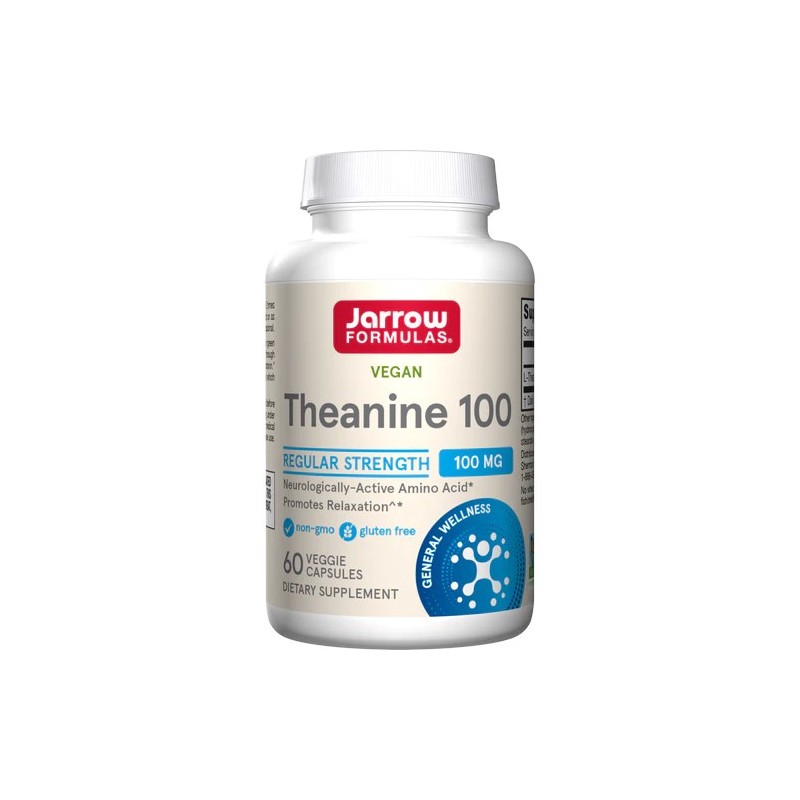 JARROW FORMULAS L-Teanina 100 mg (60 kaps.)
