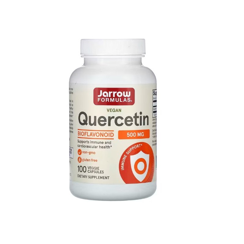 JARROW FORMULAS Quercetin - Kwercetyna 500 mg (100 kaps.)