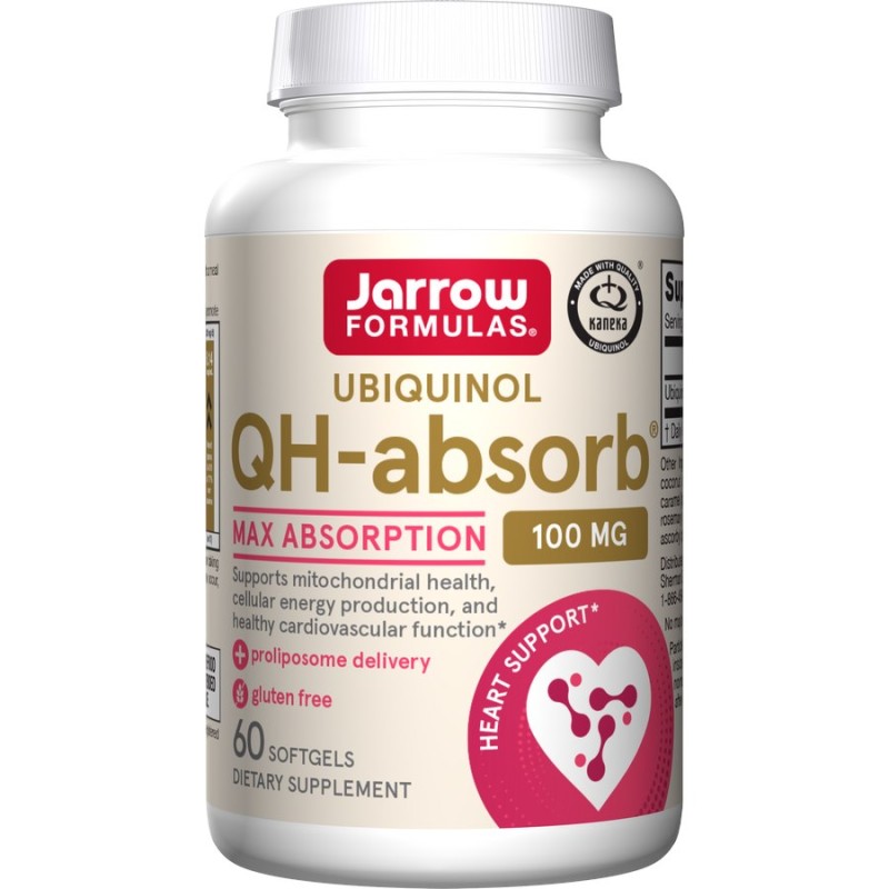 JARROW FORMULAS Ubiquinol QH-absorb 100 mg (60 kaps.)
