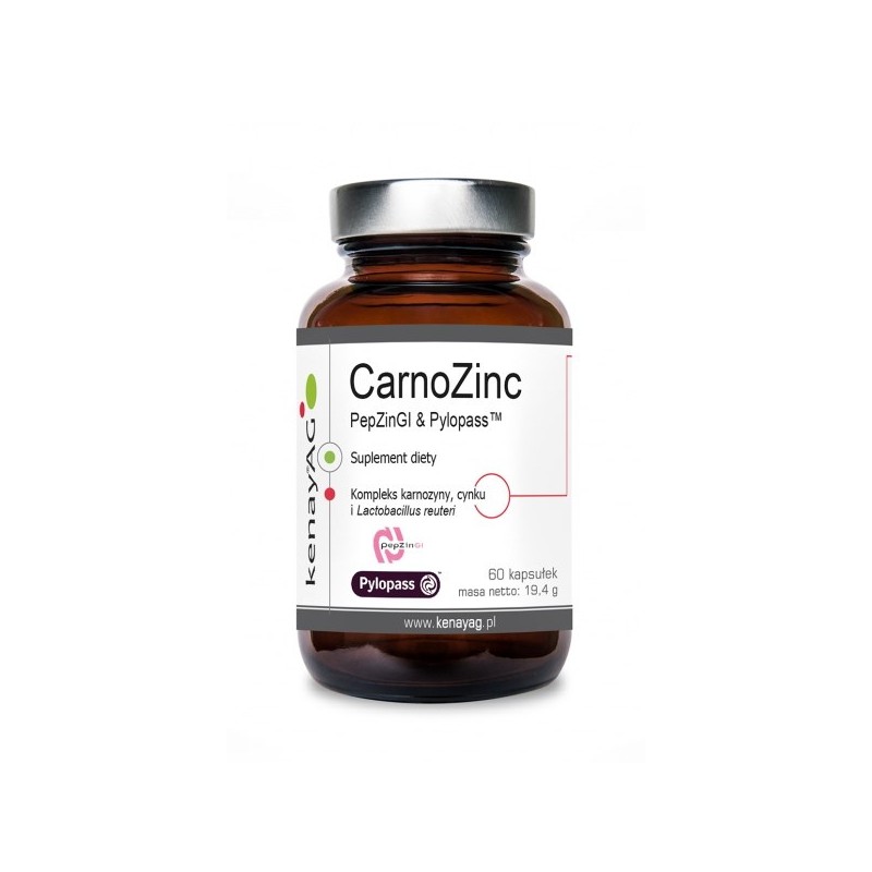 KENAY CarnoZinc - Karnozyna Cynk i Lactobacillus (60 kaps.)