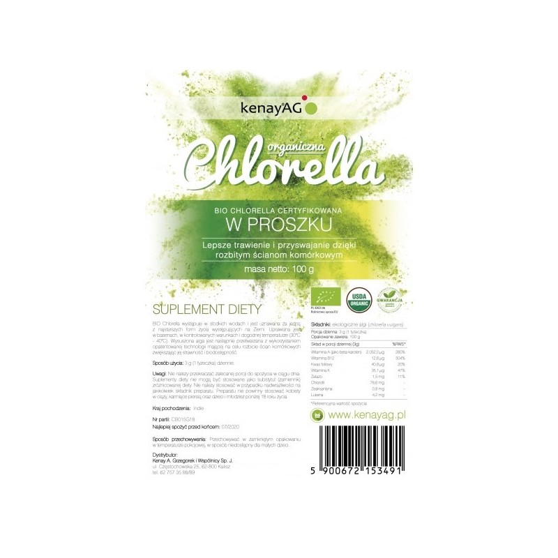 KENAY EKO Chlorella (100 g)