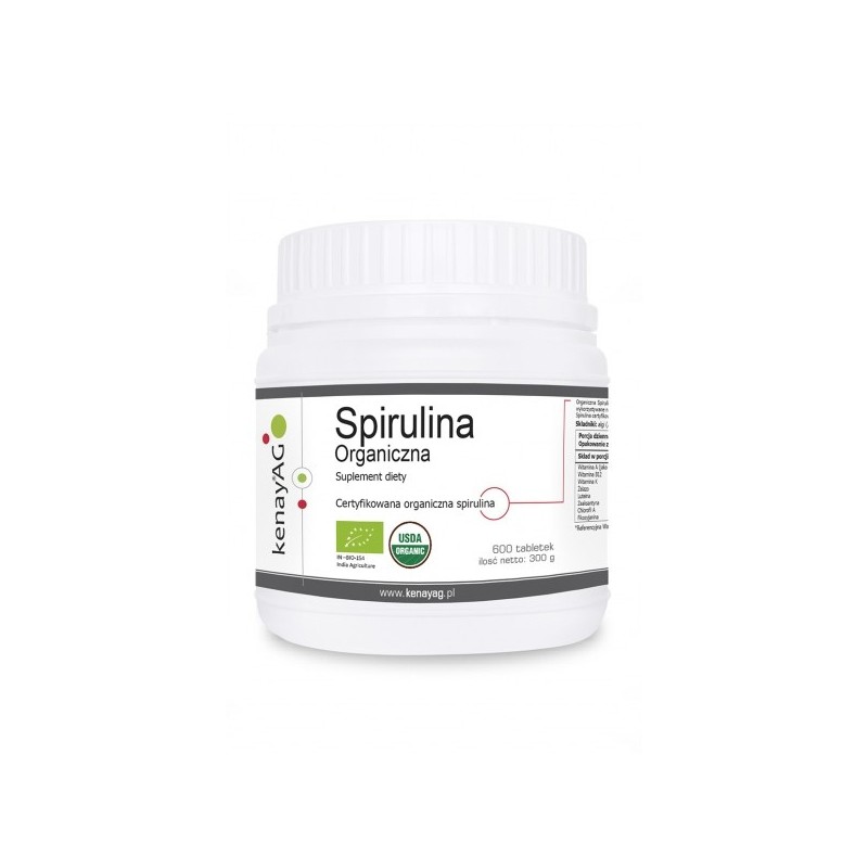 KENAY EKO Organiczna Spirulina (600 tabl.)