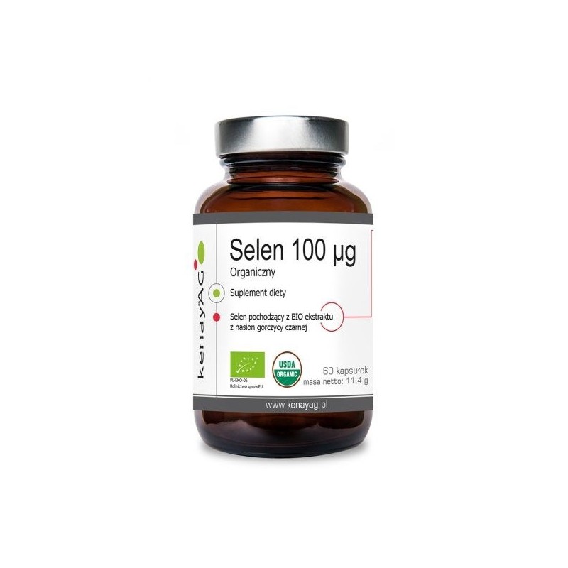 KENAY EKO Selen organiczny 100 mcg (60 kaps.)