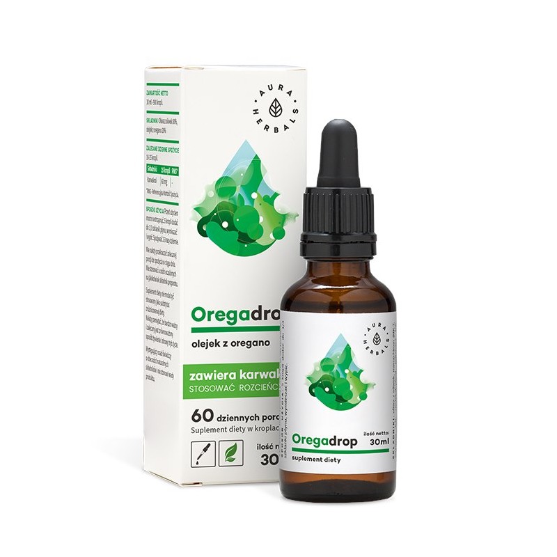 AURA HERBALS Oregadrop - Olejek z oregano (30 ml)