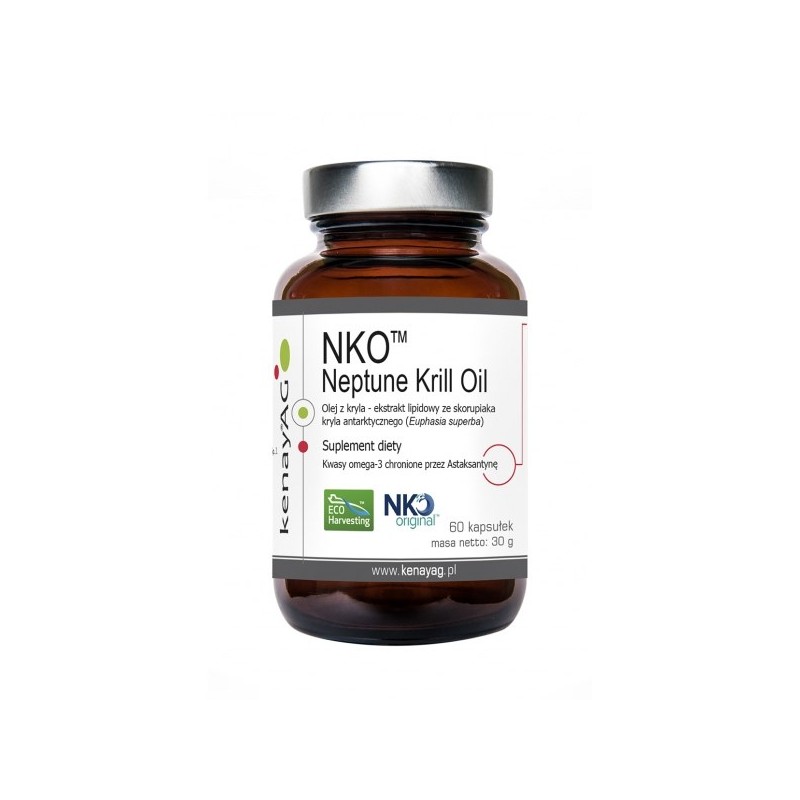 KENAY NKO Olej z Kryla - Neptune Krill Oil (60 kaps.)