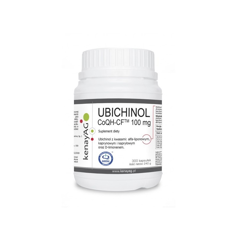KENAY Ubichinol COQH-CF 100 mg (300 kaps.)