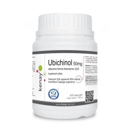 KENAY Ubichinol Koenzym Q10 50 mg (300 kaps.)