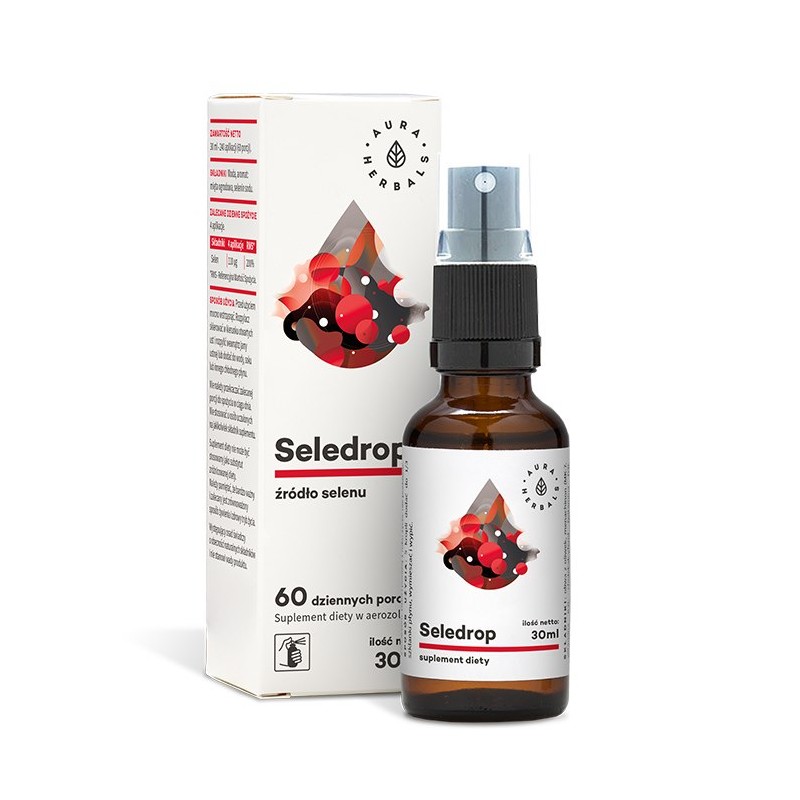 AURA HERBALS Seledrop - Selen 110 mcg, selenian IV sodu - aerozol (30 ml)