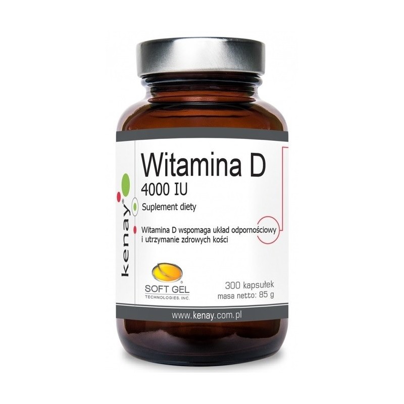 KENAY Witamina D3 4000 IU (300 kaps.)