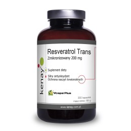 KENAY Zmikronizowany Resveratrol 200 mg (300 kaps.)