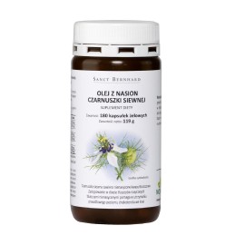 KRAUTERHAUS SANCT BERNHARD Olej z Czarnuszki siewnej 500 mg (180 kaps.)