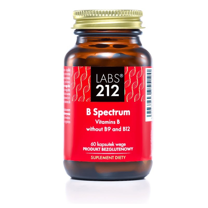 LABS212 B Spectrum - Witaminy B bez B9 i B12 (60 kaps.)