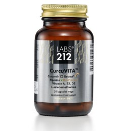 LABS212 CurcuVITA- Kurkuma z piperyną i witaminami (30 kaps.)