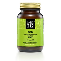 LABS212 SOD 400 IU - Dysmutaza ponadtlenkowa TetraSOD (60 kaps.)