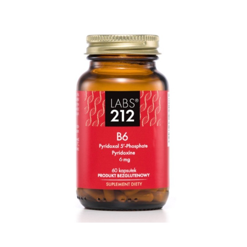 LABS212 Vitamin B6 Pyridoxal 5'-Phosphate + Pyridoxine (60 kaps.)