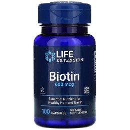 LIFE EXTENSION Biotyna - Biotin (100 kaps.)