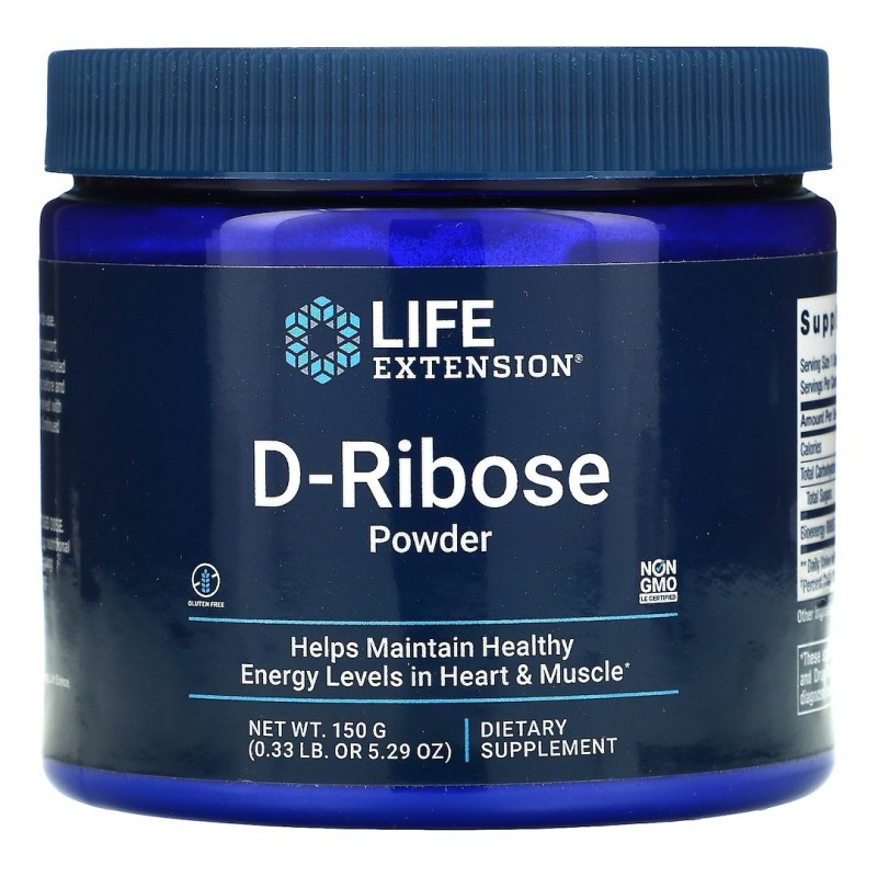 LIFE EXTENSION D-Ribose - D-Ryboza (150 g)
