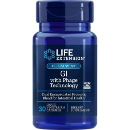 LIFE EXTENSION Florassist Gl with Phage Technology (30 kaps.)