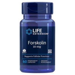 LIFE EXTENSION Forskolin - Pokrzywa indyjska (Coleus Forskohlii) ekstrakt (60 kaps.)