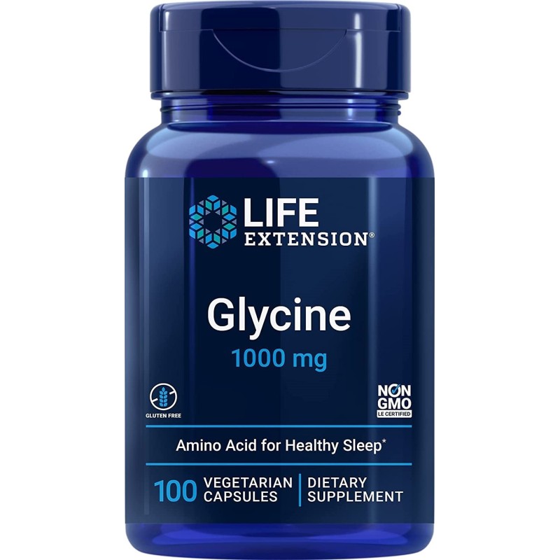 LIFE EXTENSION Glycine - Glicyna (100 kaps.)