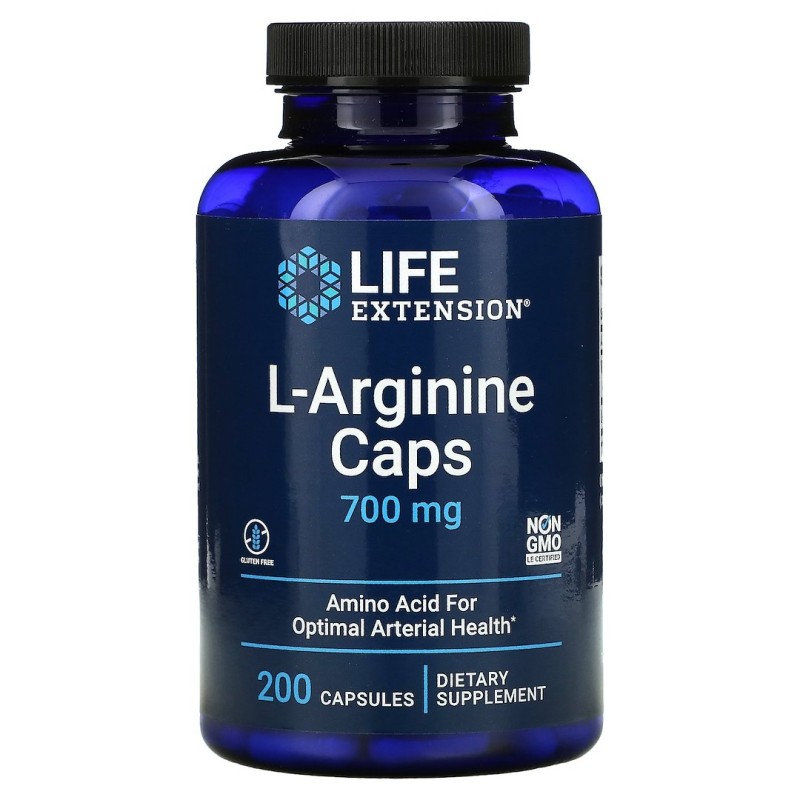 LIFE EXTENSION L-Arginina 700 mg (200 kaps.)